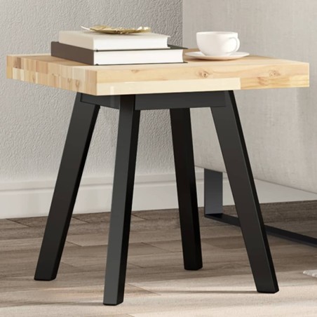 Dessus de table carré 40x40x4 cm bois massif d'acacia 
