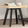 Dessus de table carré 40x40x4 cm bois massif d'acacia 