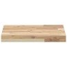 Dessus de table carré 40x40x4 cm bois massif d'acacia 