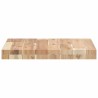 Dessus de table carré 40x40x4 cm bois massif d'acacia 