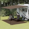 Tapis de tente 300x400 cm Marron 