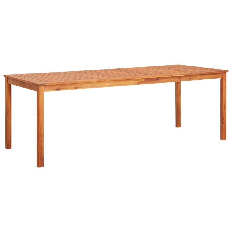 Table de jardin 215x90x74 cm Bois d'acacia massif Table de jardin 215x90x74 cm Bois d'acacia massif