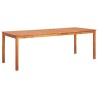 Table de jardin 215x90x74 cm Bois d'acacia massif 