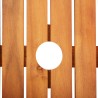 Table de jardin 215x90x74 cm Bois d'acacia massif 