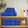 Ensemble de serviettes 8 pcs bleu 360 g/m² 100% coton 