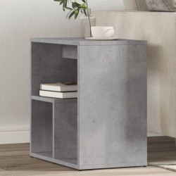 Table d'appoint Gris béton 50x30x50 cm Bois d'ingénierie 