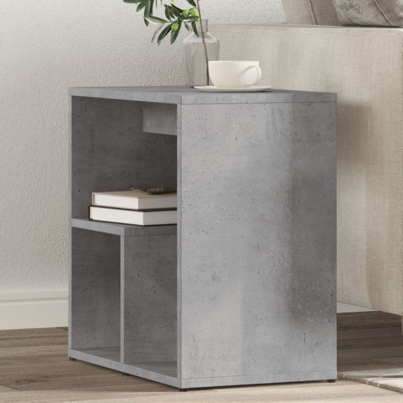 Table d'appoint Gris béton 50x30x50 cm Bois d'ingénierie Table d'appoint Gris béton 50x30x50 cm Bois d'ingénierie