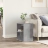 Table d'appoint Gris béton 50x30x50 cm Bois d'ingénierie 