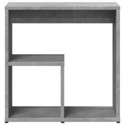 Table d'appoint Gris béton 50x30x50 cm Bois d'ingénierie 