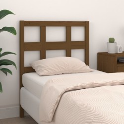 Tête de lit Marron miel 105,5x4x100 cm Bois massif de pin 