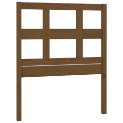 Tête de lit Marron miel 105,5x4x100 cm Bois massif de pin 