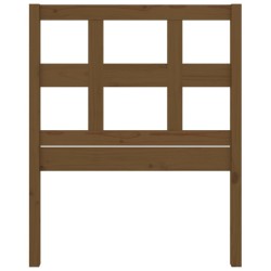 Tête de lit Marron miel 105,5x4x100 cm Bois massif de pin 
