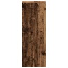 Bibliothèque empilable vieux bois 30x30x80 cm bois d'ingénierie 