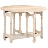 Table à manger Rond 110x76 cm Bois de manguier massif 