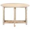 Table à manger Rond 110x76 cm Bois de manguier massif 