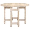Table à manger Rond 110x76 cm Bois de manguier massif 