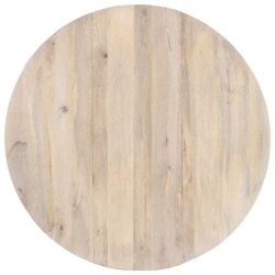 Table à manger Rond 110x76 cm Bois de manguier massif 