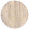 Table à manger Rond 110x76 cm Bois de manguier massif 