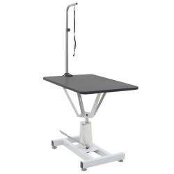 Table Toilettage Ajustable Hydraulique pour Chiens avec Pivot 