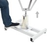 Table Toilettage Ajustable Hydraulique pour Chiens avec Pivot 