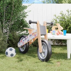 Vélo d'équilibre pour enfants imprimé gris 