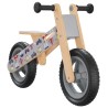 Vélo d'équilibre pour enfants imprimé gris 