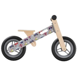 Vélo d'équilibre pour enfants imprimé gris 