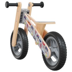 Vélo d'équilibre pour enfants imprimé gris 
