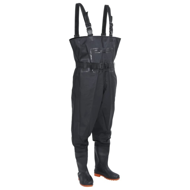 Cuissardes avec bottes et ceinture noir taille 42 
