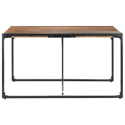 Table à manger 140x140x75 cm bois massif 