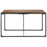 Table à manger 140x140x75 cm bois massif 