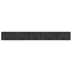 Tapis rectangulaire gris 60x500 cm bambou 