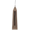 Lit de camping 180x60x19 cm Tissu Oxford et acier Taupe 