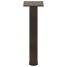 Pieds de table basse 4 pièces Acier naturel 30-32 cm Acier 