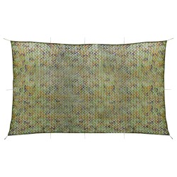 Filet de camouflage avec sac de rangement 2x8 m Vert 