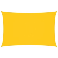 Voile de parasol tissu oxford rectangulaire 2x5 m jaune 
