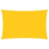 Voile de parasol tissu oxford rectangulaire 2x5 m jaune 