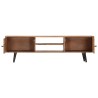Meuble TV 140x30x40 cm Bois solide d'acacia 