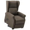 Fauteuil Taupe Tissu 