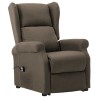Fauteuil Taupe Tissu 