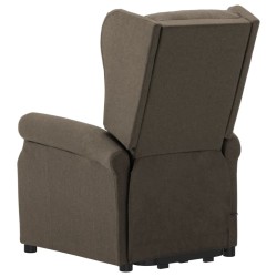 Fauteuil Taupe Tissu 