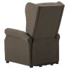 Fauteuil Taupe Tissu 