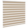 Store zèbre marron sable largeur du tissu 155,9 cm polyester 