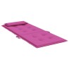Coussins de chaise à dossier haut lot de 2 rose tissu oxford 