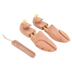 Tendeur de chaussures avec chausse-pied EU 38-39 bois de cèdre 