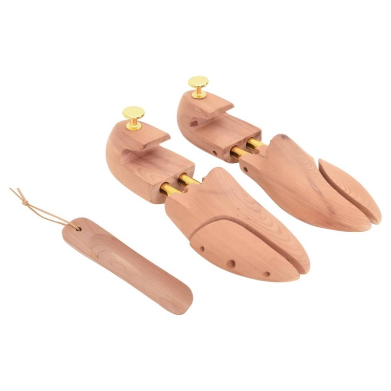 Tendeur de chaussures avec chausse-pied EU 38-39 bois de cèdre 
