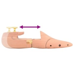 Tendeur de chaussures avec chausse-pied EU 38-39 bois de cèdre 