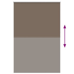 Store enrouleur occultant café 145x230cm largeur du tissu 
