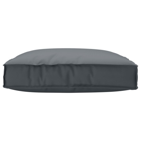 Coussin Pallet pour siège Anthracite 80x80x12 cm Tissu Oxford 