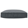 Coussin Pallet pour siège Anthracite 80x80x12 cm Tissu Oxford 